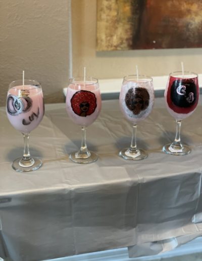SIP AND PAINT WITH CANDLES